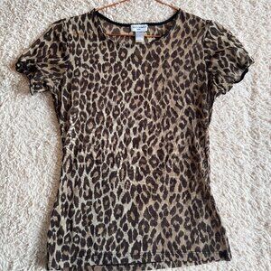 Leopard Print Dolce & Gabana Intimo Top